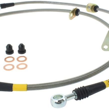 StopTech 90-01 Integra Front SS Brake Lines-Brake Line Kits-Stoptech-STO950.40000-SMINKpower Performance Parts