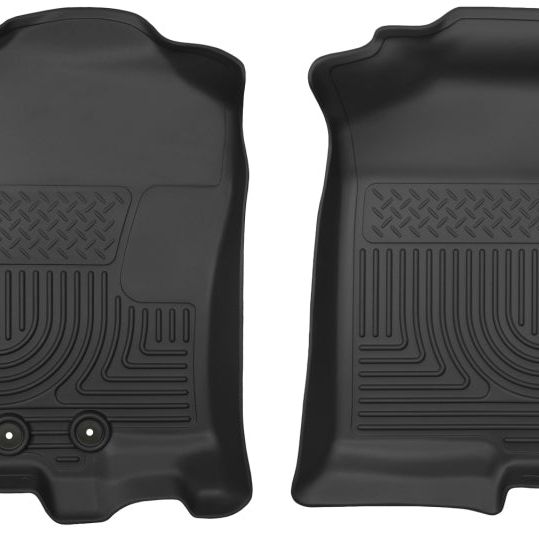 Husky Liners 11-17 Ford Expedition X-Act Contour Front Black Floor Liners-tuningsupply.com