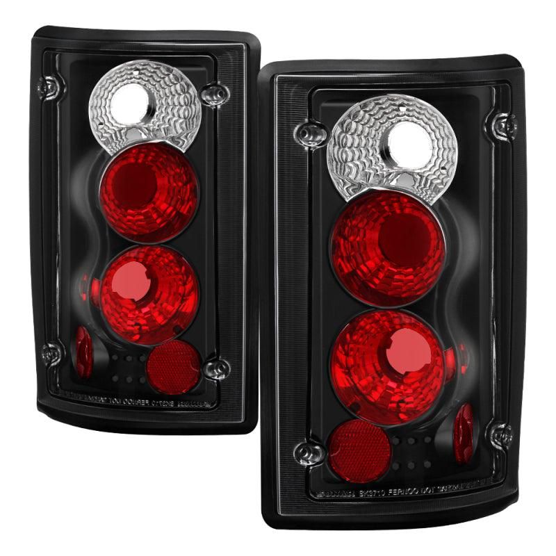 Spyder Ford Excursion 00-06/Econoline 150/250/350/450/550 95-06 Euro Tail Lights Blk ALT-YD-FEC00-BK - SMINKpower Performance Parts SPY5002914 SPYDER