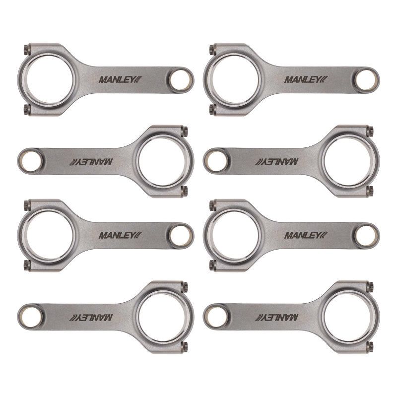 Manley Chevy Small Block LS-1 6.125in H Beam w/ ARP 2000 Connecting Rod Set-tuningsupply.com