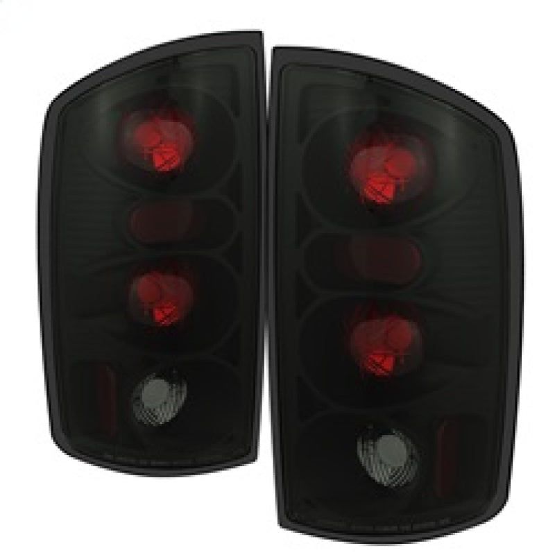 Spyder Dodge Ram 02-06 1500/Ram 2500/3500 03-06 Euro Style Tail Lights Black Smoke ALT-YD-DRAM02-BSM-Tail Lights-SPYDER-SPY5078100-SMINKpower Performance Parts