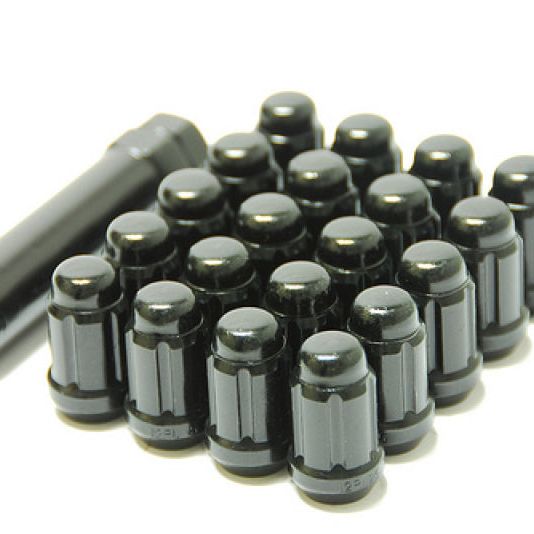 Wheel Mate Muteki Closed End Lug Nuts - Black Chrome 12x1.25 - SMINKpower Performance Parts WHM41885T Wheel Mate