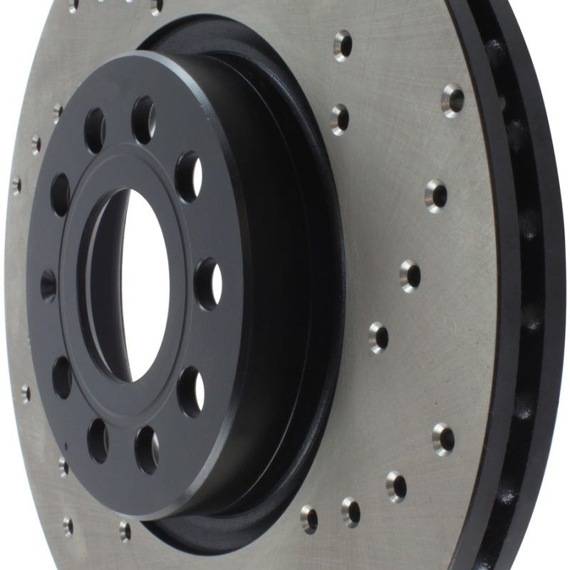 StopTech Drilled Sport Brake Rotor-Brake Rotors - Drilled-Stoptech-STO128.33098L-SMINKpower Performance Parts