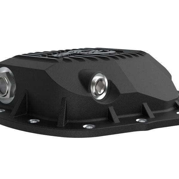 aFe Street Series Rear Differential Cover Black w/ Machined Fins 19-20 Ram 2500/3500-tuningsupply.com