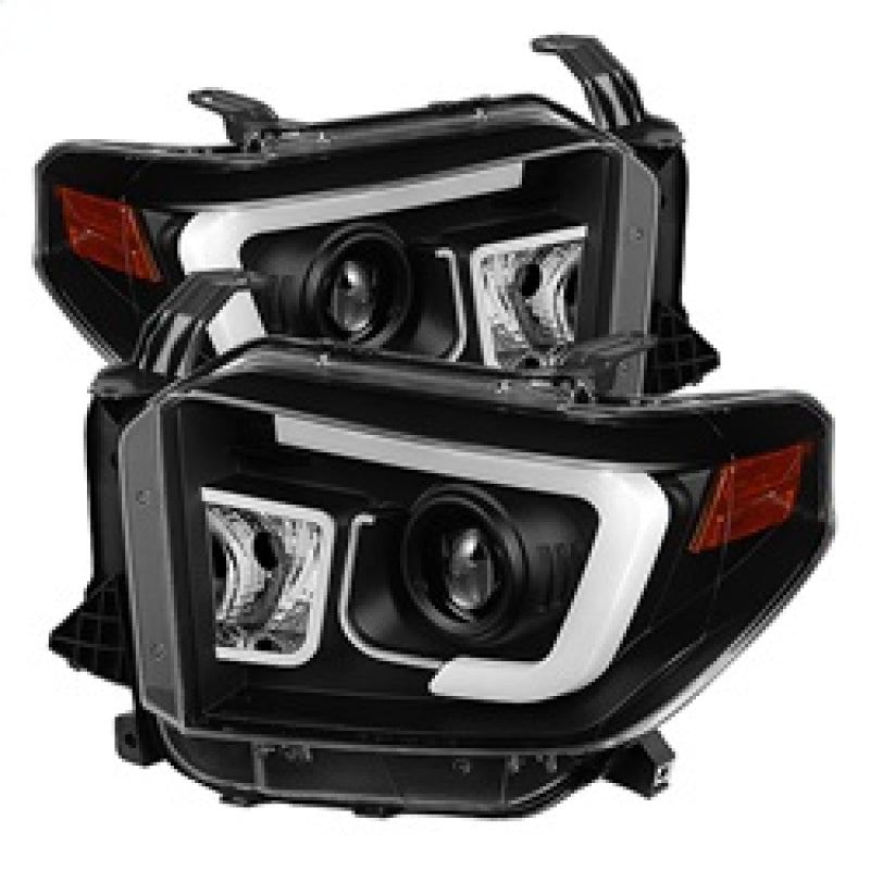 Spyder Toyota Tundra 2014-2016 Projector Headlights Light Bar DRL Black PRO-YD-TTU14-DRL-BK-Headlights-SPYDER-SPY5080158-SMINKpower Performance Parts