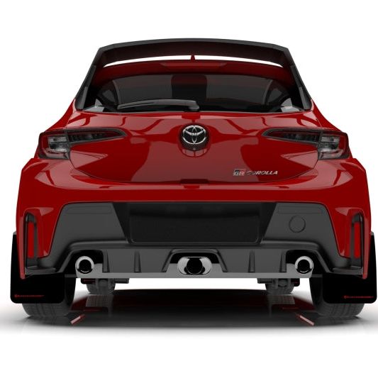 Rally Armor 2023 Toyota GR Corolla Red UR Mud Flap w/ Black Logo - SMINKpower Performance Parts RALMF89-UR-RD-BLK Rally Armor