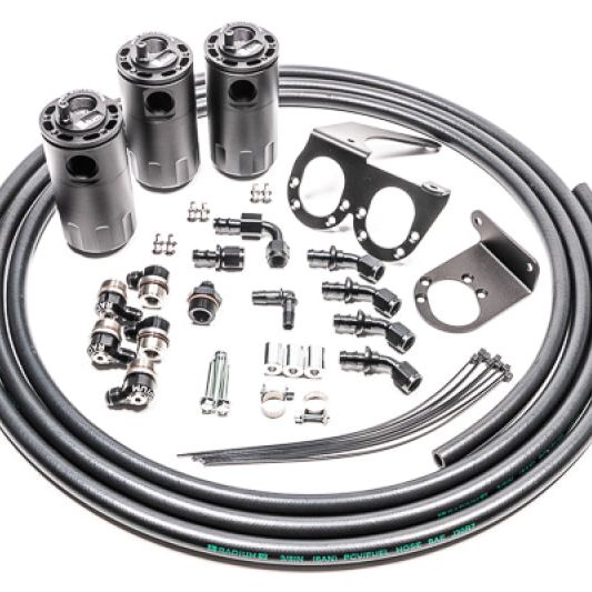 Radium Engineering Triple Catch Can Kit Nissan R35 GT-R Fluid Lock-tuningsupply.com