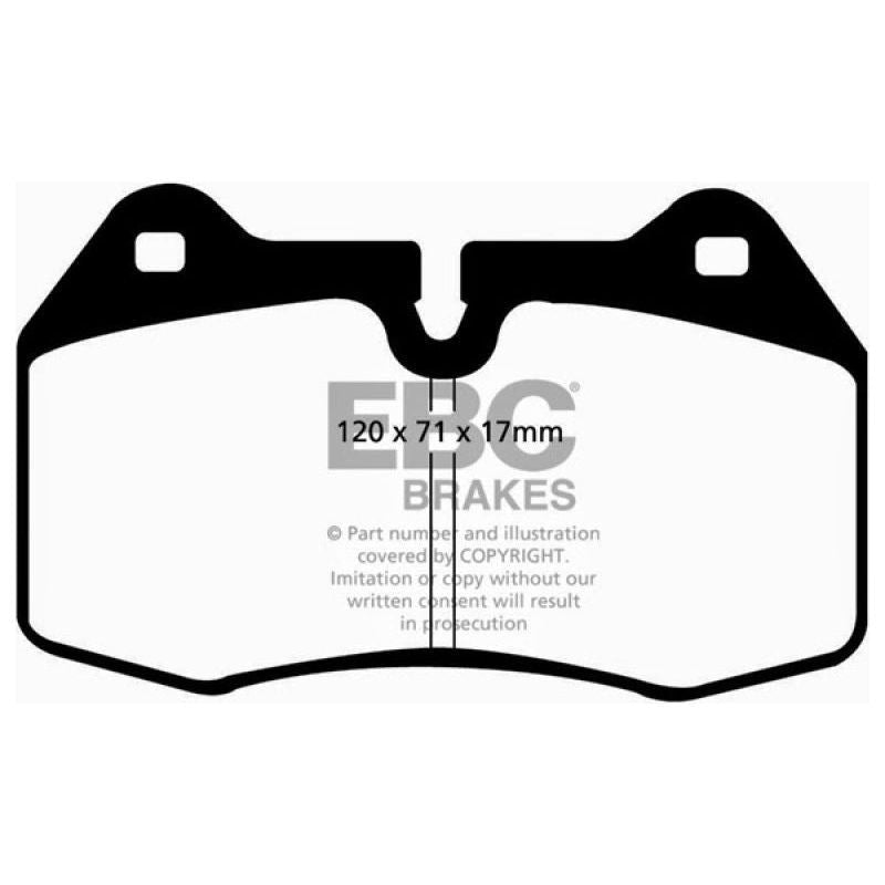 

EBC DP41032R - EBCDP41032R - EBC 94-99 BMW M5 3.8 (E34) Yellowstuff Front Brake Pads - Shipped in Europe - Tuningsupply.com
