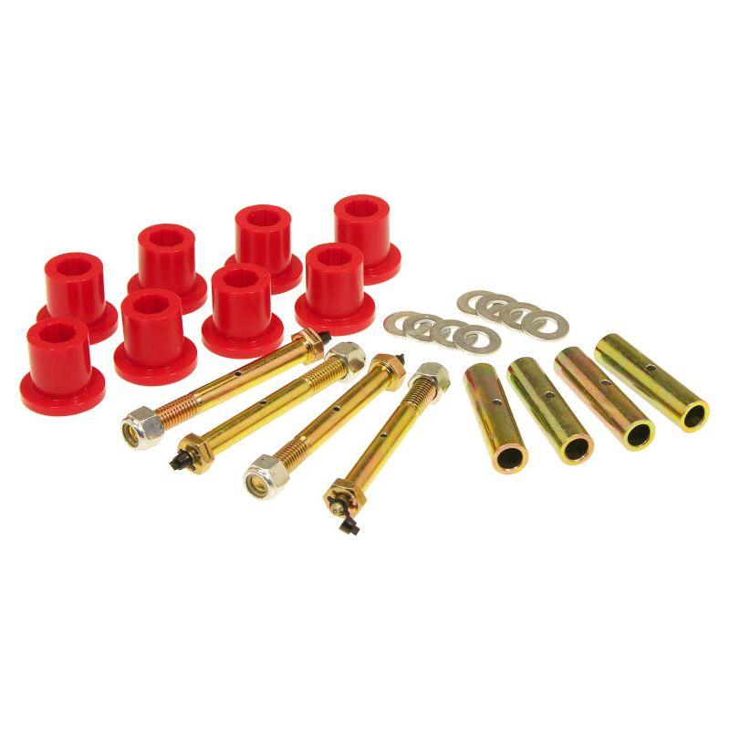 Prothane 87-96 Jeep YJ Front or Rear Frame Shackle Bushings - Red-tuningsupply.com