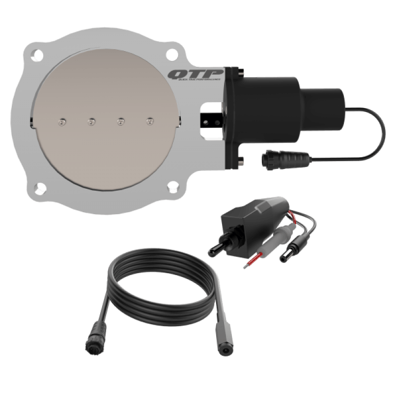 QTP 5in Bolt-On QTEC Electric Cutout Valve - Single - SMINKpower Performance Parts QTPQTEC5X QTP