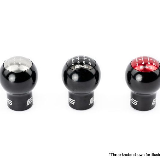 AMS Performance Subaru WRX/STi 6-Speed Billet Shift Knob (Incl Red, Black, & Gunmetal Cap)-tuningsupply.com