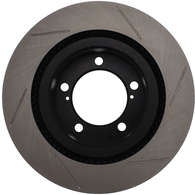 StopTech Power Slot 08-09 Toyota Sequoia / 07-09 Tundra Slotted Right Front Rotor-Brake Rotors - Slotted-Stoptech-STO126.44156SR-SMINKpower Performance Parts