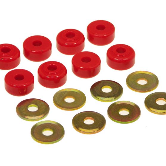 Prothane Universal End Link Bushings & Washers - 5/8 x 1 1/8 OD - Red-tuningsupply.com