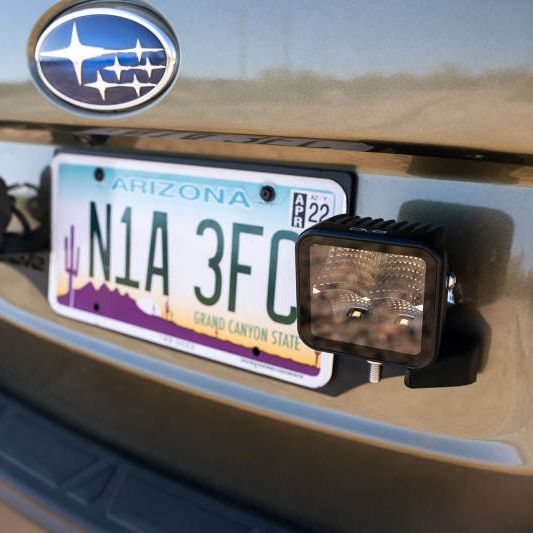 DV8 Offroad Universal License Plate Mount w/ Pod Light Mounts-tuningsupply.com