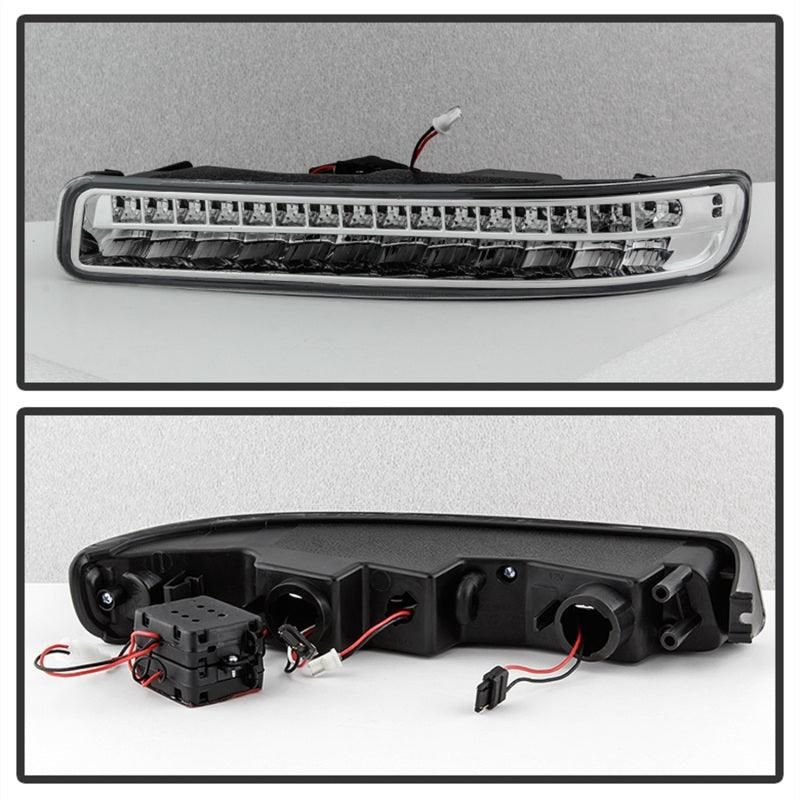 xTune 99-06 GMC Sierra (Excl Denali) Full LED Bumper Lights - Chrome (CBL-GSI99-LED-C) - SMINKpower Performance Parts SPY9029318 SPYDER