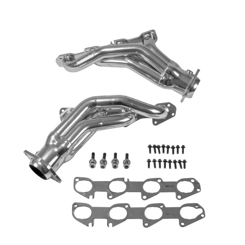 BBK 11-20 Dodge Challenger Hemi 6.4L Shorty Tuned Length Exhaust Headers - 1-7/8in Silver Ceramic-tuningsupply.com