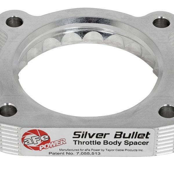 aFe Silver Bullet Throttle Body Spacers TBS Nissan Patrol 10-16 V8-5.6L-tuningsupply.com