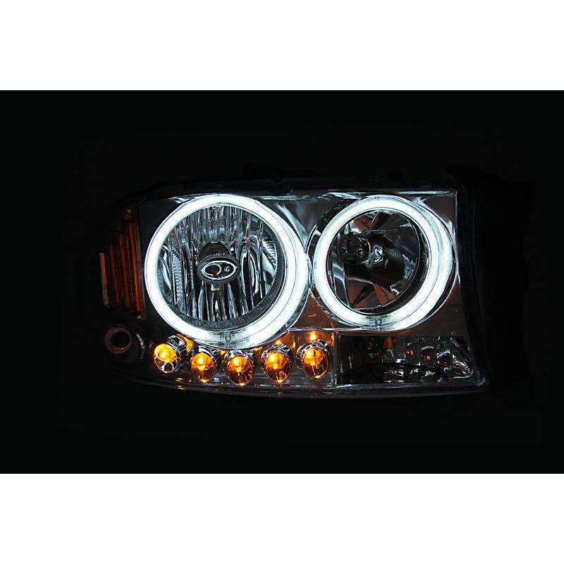 ANZO 1994-2001 Dodge Ram Crystal Headlights Black-tuningsupply.com