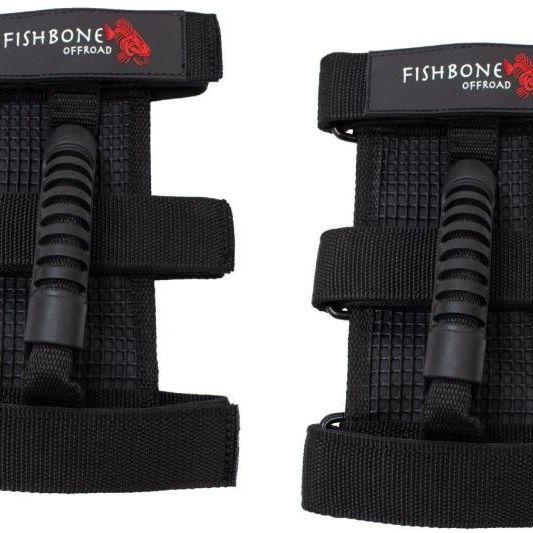 Fishbone Offroad Grab Handles w Three Straps-tuningsupply.com