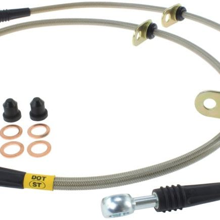 StopTech 91-05 Acura NSX Front SS Brake Lines-Brake Line Kits-Stoptech-STO950.40001-SMINKpower Performance Parts