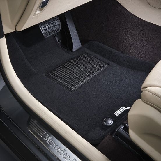 3D Maxpider 21-22 Tesla Model Y Elegant 1st 2nd Row - Floor Mat Set (Black)-tuningsupply.com