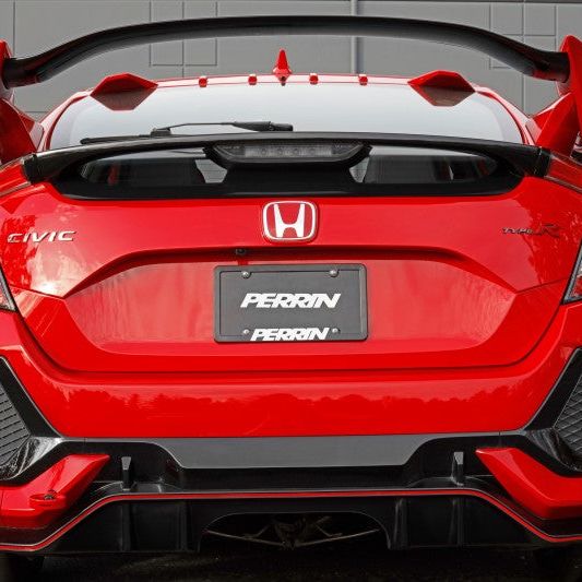 Perrin 10th Gen Civic SI/Type-R/Hatchback Tow Hook Kit (Rear) - Red-tuningsupply.com