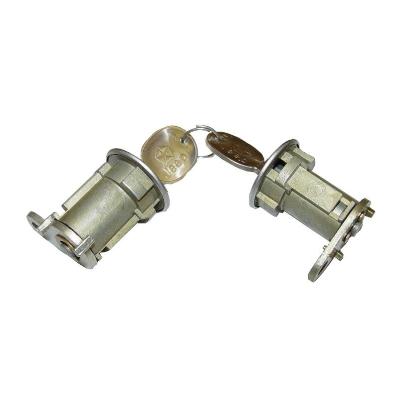 Omix Door Lock Cylinder Set- 76-90 Jeep CJ/XJ/MJ/YJ-tuningsupply.com