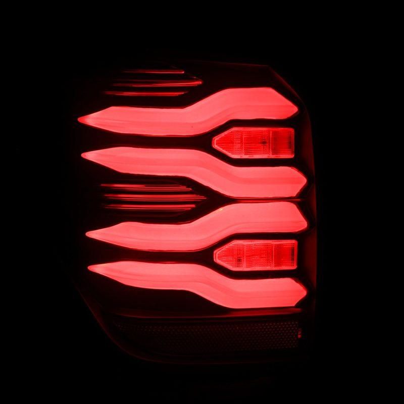 AlphaRex 10-21 Toyota 4Runner LUXX LED Taillights Blk w/Activ Light/Seq Signal-tuningsupply.com