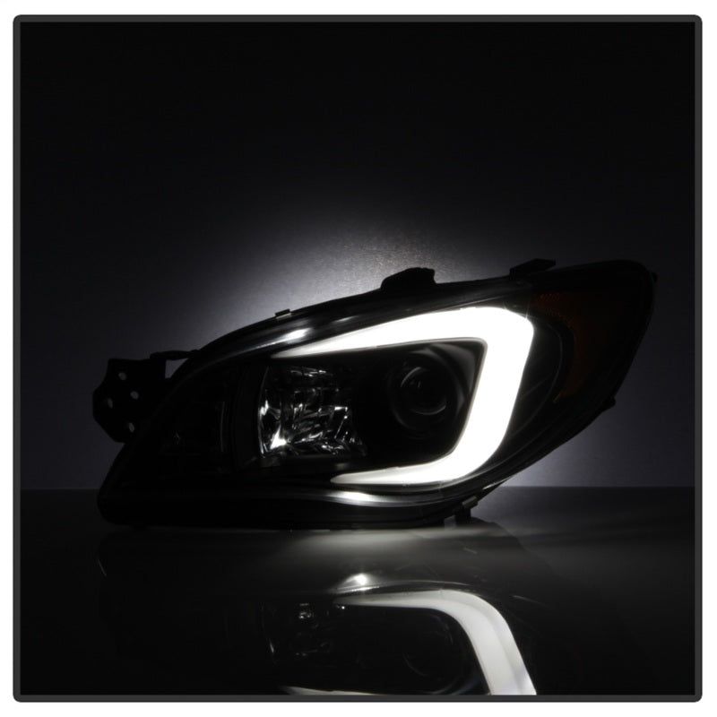 Spyder Subaru WRX 06-07 Projector Headlights - HID Model Only - Black PRO-YD-SWRX06-HID-LBDRL-BK-Headlights-SPYDER-SPY5083913-SMINKpower Performance Parts