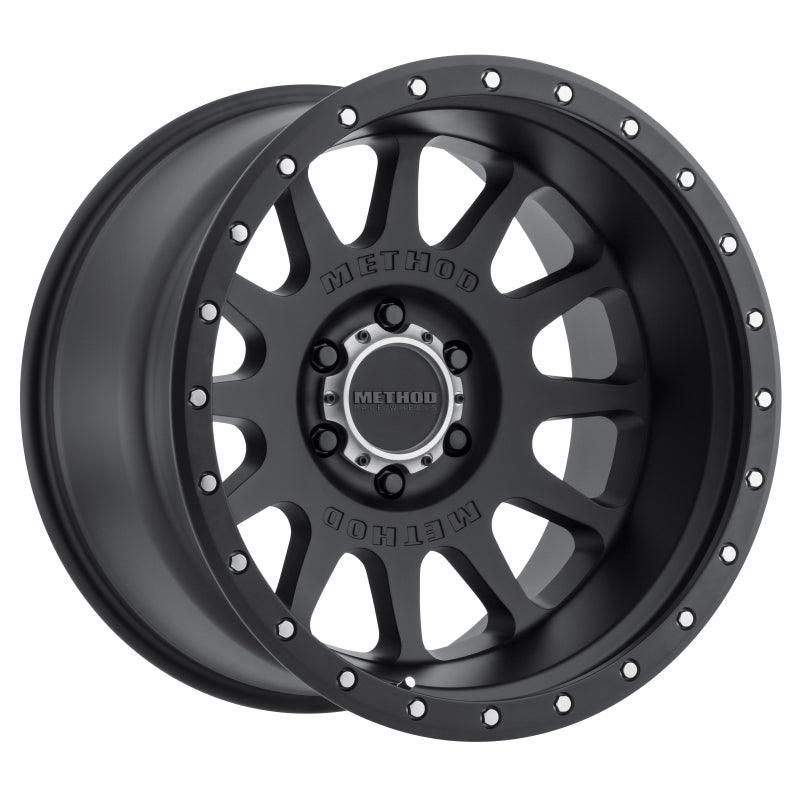 Method MR605 NV 20x9 -12mm Offset 6x5.5 106.25mm CB Matte Black Wheel-tuningsupply.com