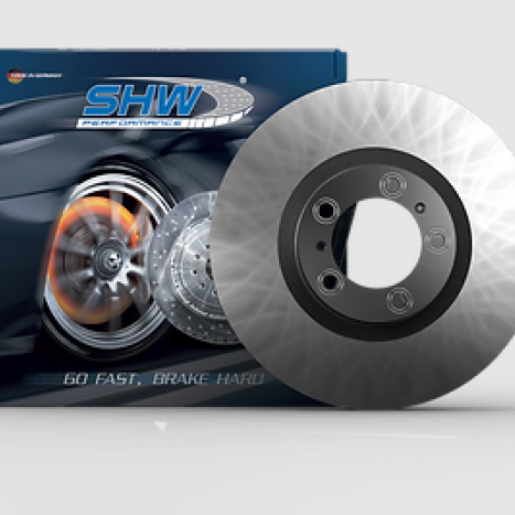 SHW 05-09 Volkswagen Touareg 3.2L/4.2L w/330mm Rotors Rear Smooth Monobloc Brake Rotor (7L8615601G)-Brake Rotors - OE-SHW Performance-SHWVRX37816-SMINKpower Performance Parts