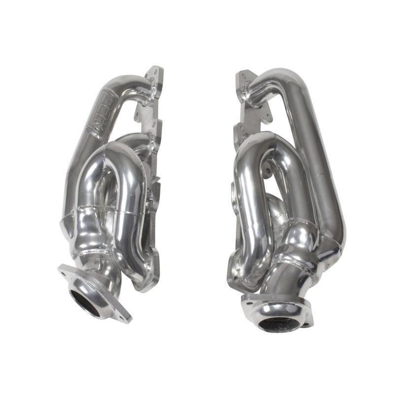 BBK 09-18 Dodge Ram 5.7L Hemi Shorty Tuned Length Exhaust Headers - 1-3/4 Silver Ceramic-tuningsupply.com