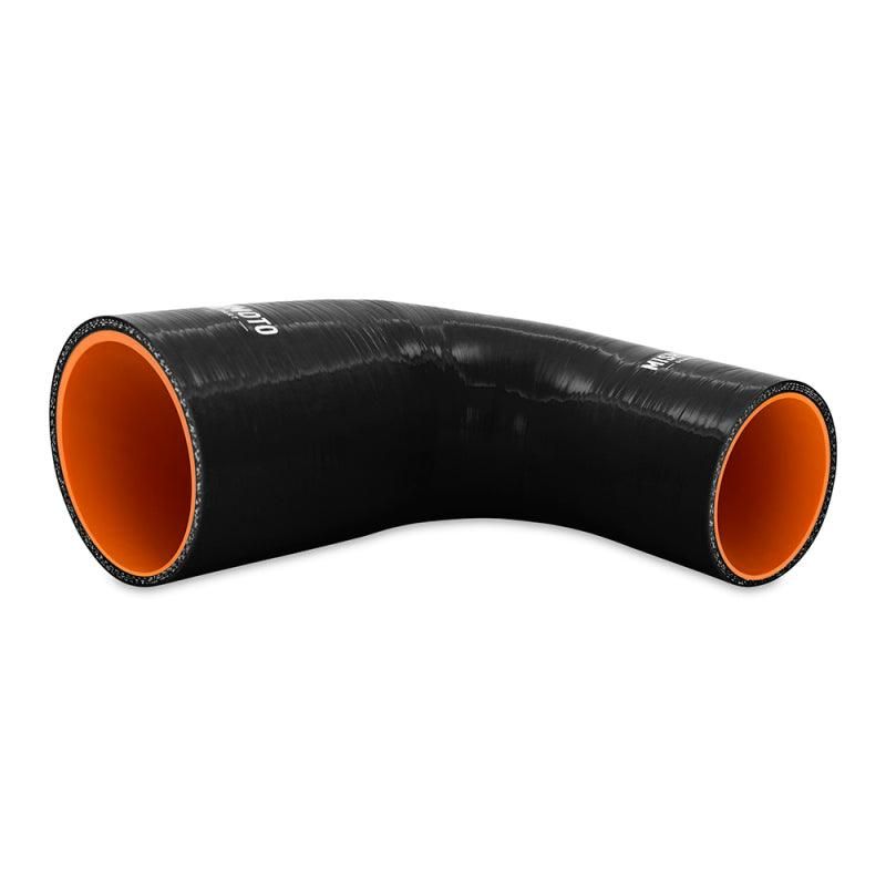 Mishimoto Silicone Reducer Coupler 90 Degree 2.5in to 3in - Black-tuningsupply.com