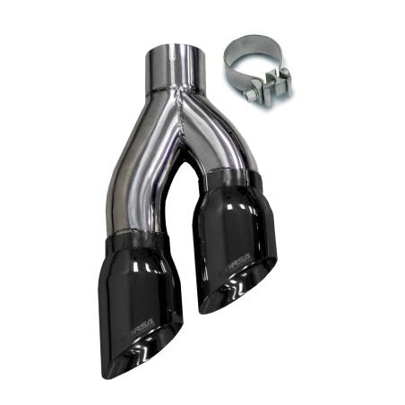 Corsa 1999-2006 Universal Stainless Steel Twin 4.0in Black PVD Pro-Series Tip-tuningsupply.com