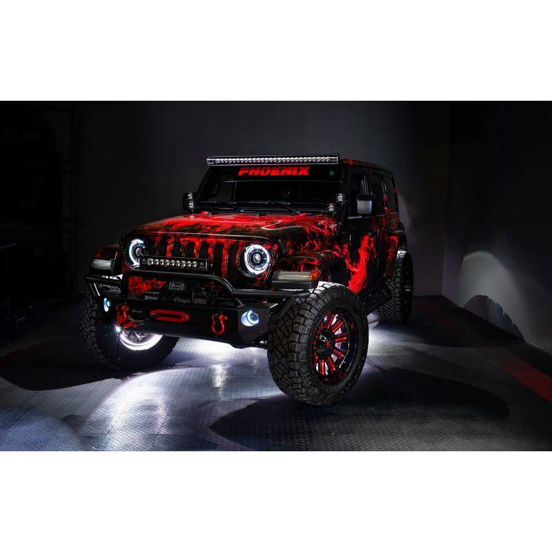 Oracle Jeep Wrangler JK/JL/JT High Performance W LED Fog Lights - w/o Controller SEE WARRANTY-tuningsupply.com