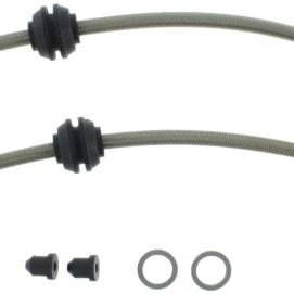 StopTech 09 Audi A4 Sedan / 08-10 A5-S5 Rear Stainless Steel Brake Line Kit-Brake Line Kits-Stoptech-STO950.33516-SMINKpower Performance Parts