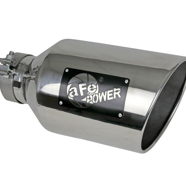 aFe Power MACH Force-Xp 304 Stainless Steel Clamp-on Exhaust Tip - Polished-tuningsupply.com