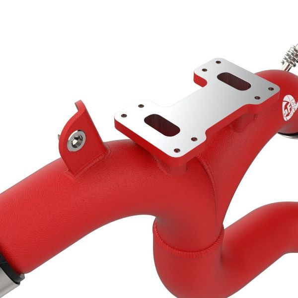 AFE 18-21 Kia Stinger V6-3.3L BladeRunner Alum Hot/Cold Charge Pipe Kit Red-tuningsupply.com