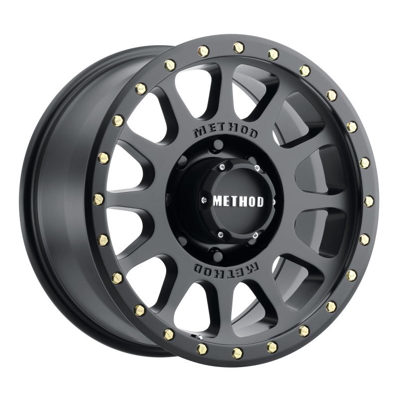 Method MR305 NV 20x10 -18mm Offset 8x170 130.81mm CB Matte Black Wheel-tuningsupply.com