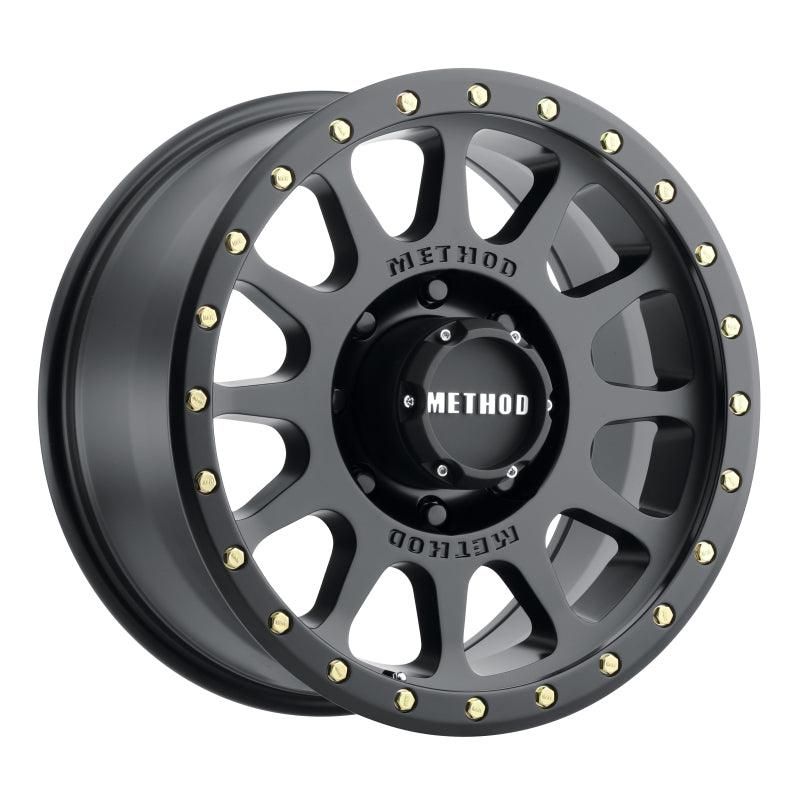 Method MR305 NV 20x10 -18mm Offset 8x6.5 130.81mm CB Matte Black Wheel-tuningsupply.com