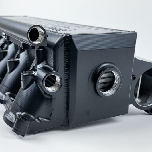 CSF Gen 2 B58 Race X Charge-Air-Cooler Manifold - Thermal Black Finish-tuningsupply.com