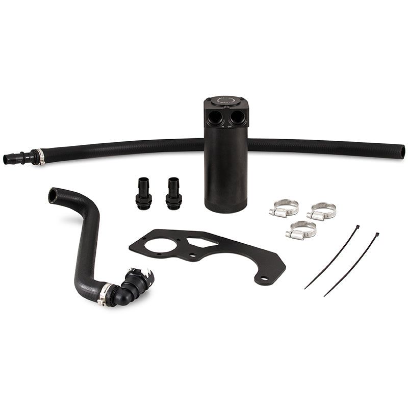 Mishimoto 2018+ Jeep Wrangler JL 2.0L Baffled Oil Catch Can Kit - Black-Oil Catch Cans-Mishimoto-MISMMBCC-JLH-18CBE-SMINKpower Performance Parts