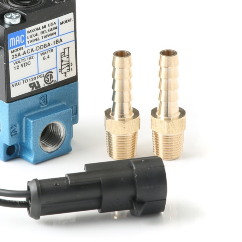 GFB G-Force Solenoid Includes 2 Hosetails-tuningsupply.com