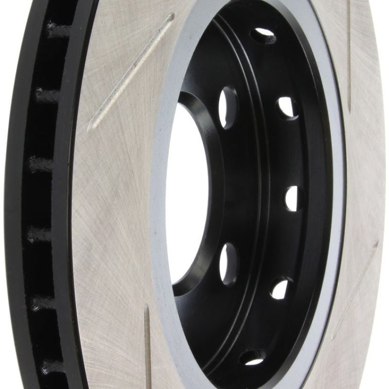 StopTech Power Slot 04-06 Audi TT Quattro / 04 VW Golf R32 Left Rear Slotted Rotor-Brake Rotors - Slotted-Stoptech-STO126.33069SL-SMINKpower Performance Parts