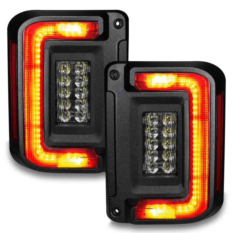 Oracle Lighting Jeep Wrangler JK Flush Mount LED Tail Lights SEE WARRANTY-tuningsupply.com