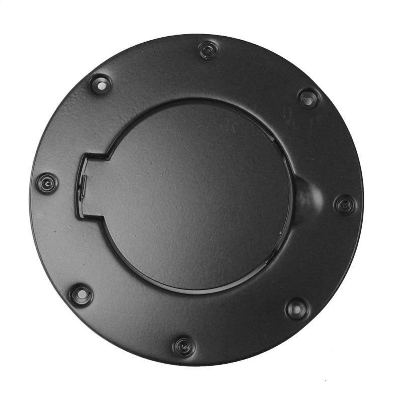 Rugged Ridge 97-06 Jeep Wrangler TJ Black Non-Locking Gas Cap Door - SMINKpower Performance Parts RUG11229.01 Rugged Ridge