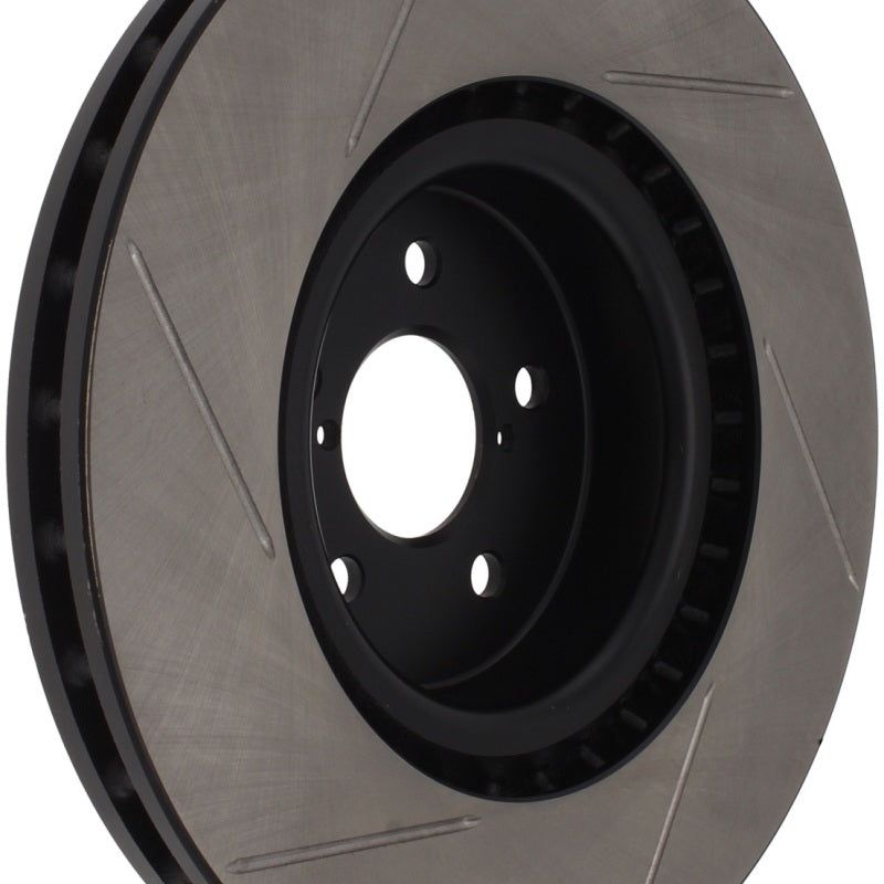 StopTech Power Slot 04 STi Front Right SportStop Slotted Rotor-Brake Rotors - Slotted-Stoptech-STO126.47019SR-SMINKpower Performance Parts