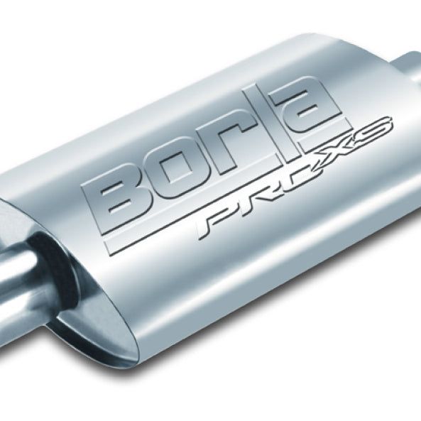 Borla Universal Pro-XS Muffler Oval 2.25in Inlet/Outlet Notched Muffler-tuningsupply.com