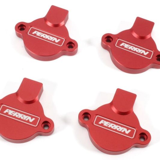 Perrin 15-22 WRX Cam Solenoid Cover - Red - SMINKpower Performance Parts PERPSP-ENG-172RD Perrin Performance