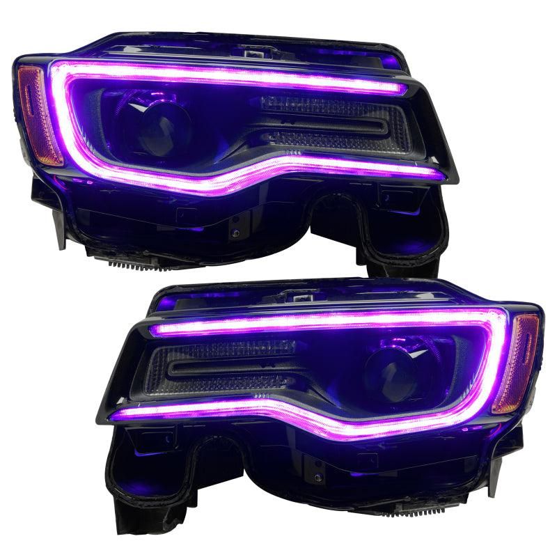 Oracle 14-21 Jeep Grand Cherokee Dynamic Headlight DRL Upgrade Kit - ColorSHIFT - Dynamic - SMINKpower Performance Parts ORL1284-332 ORACLE Lighting